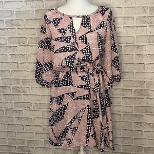 Collective Concepts Dress Pink/Purple Size Medium